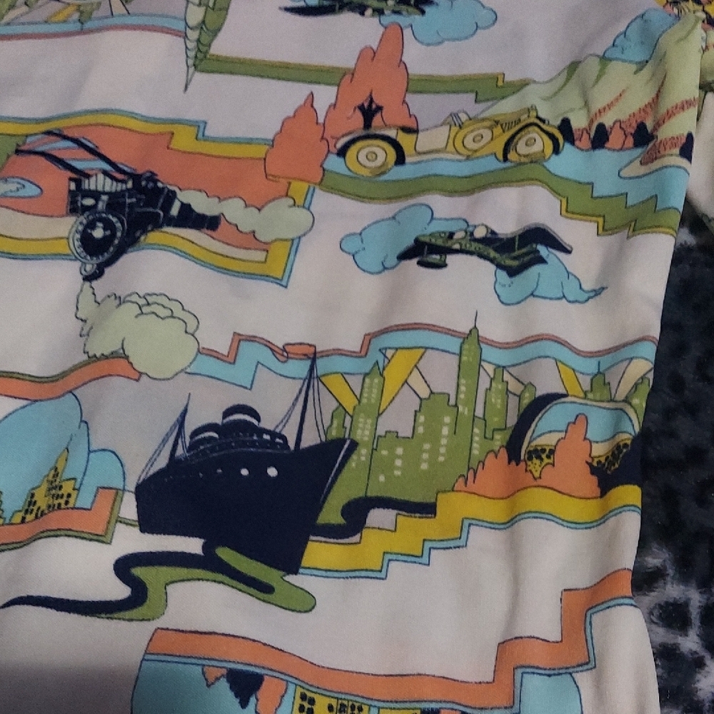 5/$10 Vintage Bobbie Brooks Multicolor Graphic Shirt - Picture 15 of 15